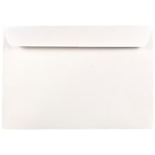 JAM Paper Booklet Envelope, 7 1/2 x 10 1/2, White, 25/Pack (4246)