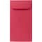 JAM Paper #7 Coin Business Colored Envelopes, 3.5 x 6.5, Red Recycled, 25/Pack (355228282)