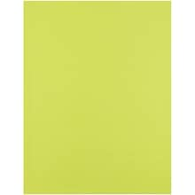 JAM Paper® Printable Business Cards, 3 1/2 x 2, Ultra Lime Green, 100/Pack (22128340)