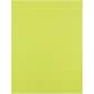 JAM Paper® Printable Business Cards, 3 1/2 x 2, Ultra Lime Green, 100/Pack (22128340)