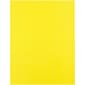 JAM Paper® Printable Business Cards, 3 1/2 x 2, Yellow, 100/Pack (22128336)