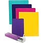 JAM Paper® Back To School Assortments, Purple, 4 Heavy Duty Folders, 1 Journal & 1 Pencil Case, 6/Pack (383HWPRASSRT)