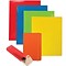 JAM Paper® Back To School Assortments, Orange, 4 Glossy Folders, 1 Orange Journal & 1 Red Pencil Cas