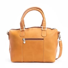 Royce Leather Lightweight Duffel Bag, Colombian Leather, Tan (636-TAN-VL)
