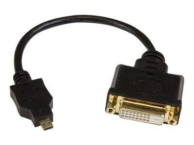 StarTech 8 Micro HDMI to DVI-D Adapter, Black