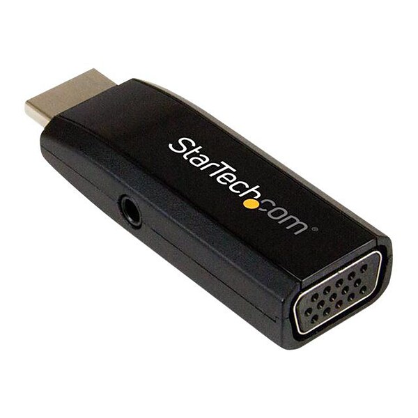 StarTech HDMI to VGA Compact Adapter, Black