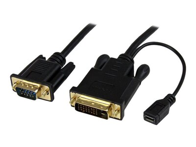 StarTech 10 DVI to VGA active converter cable