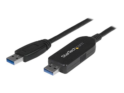StarTech 6.6 USB 3.0 Male to Male Data Transfer Cable, Black (USB3LINK)