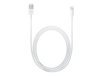 Apple 2m White Data Transfer Cable; Lightning to USB (MD819AM/A)