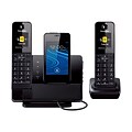 Panasonic® KX-PRD262B Single Line Cordless Telephone; Black