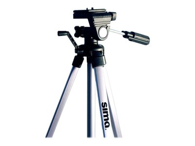 Sima® STV-54K-SVR 3 Section Aluminum Video Tripod with Quik Conect Bundle