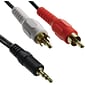 Axis 3.5mm Stereo Plug To 2 RCA Plugs Y-adapter (6ft)