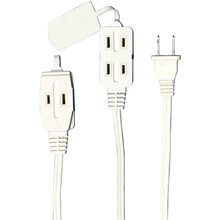 Axis 3-outlet White Indoor Extension Cord, 6ft