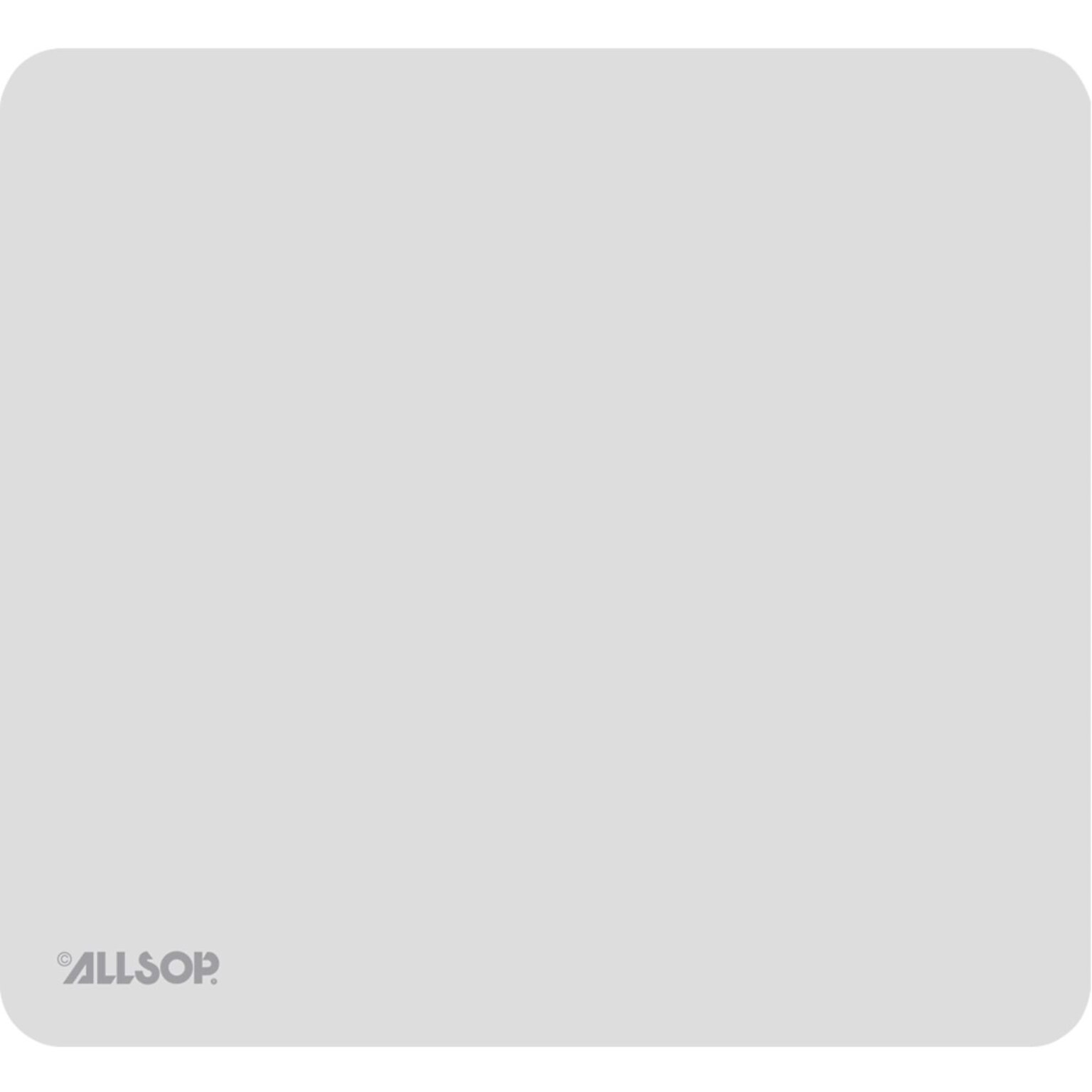 Allsop Accutrackpad Slimline Non-Skid Gaming Mouse Pads, Silver (30202)