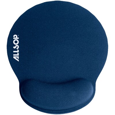 Allsop MousePad Pro Visco Foam Mouse Pad/Wrist Rest Combo, Blue (30206)