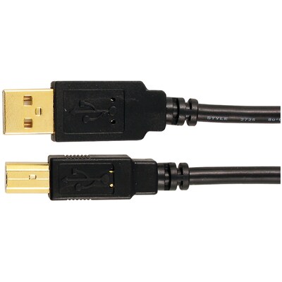 A-Male to B-Male USB 2.0 Cable (6ft)