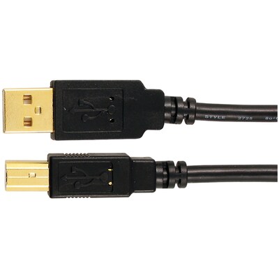A-Male to B-Male USB 2.0 Cable (6ft)