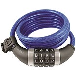 Wordlock Combination Resettable Cable Lock (blue)