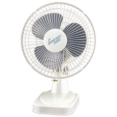 Comfort Zone 6 Table Fan (white)