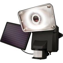 Maxsa Innovations Motion-activated Solar LED Security Flood Light, Black (MXI44641)
