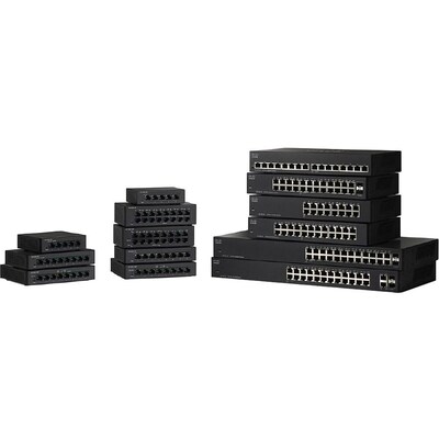 Cisco™ SG110D-08 Unmanaged 8-Port Gigabit Ethernet Desktop Switch; Black