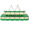 Trademark Global® 40 Tiffany Lamp, Milwaukee Bucks NBA, Green/Red