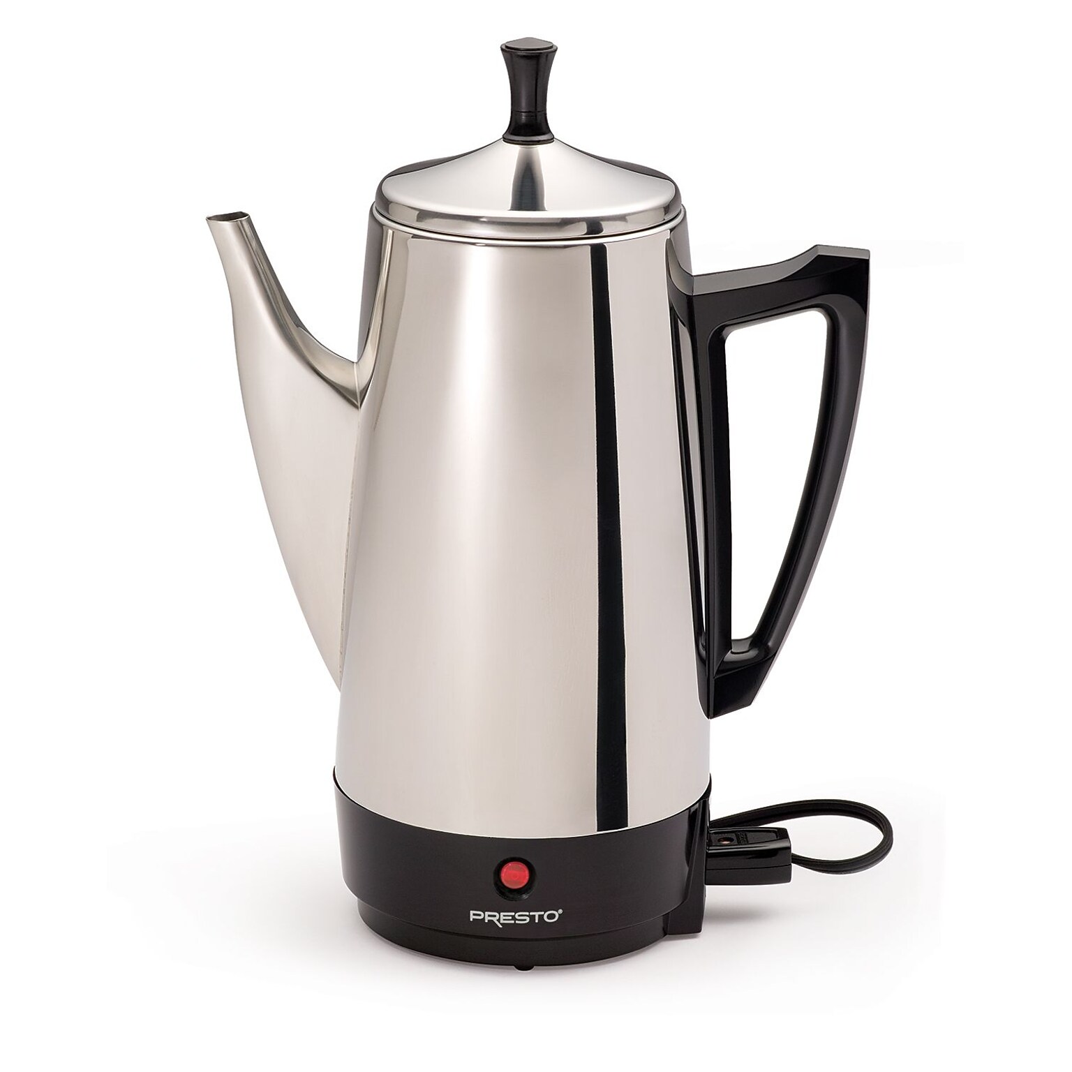 Presto 12-Cups Coffee Percolators, Silver (02811)