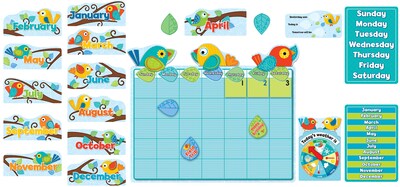 Carson-Dellosa™ 78 Piece Boho Birds Calendar Bulletin Board Set, Grades PreK - 3