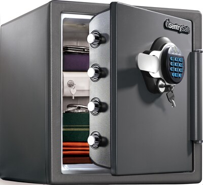 SentrySafe 1.23 cu. ft. Keypad Electronic Fireproof Safe with Extra Large Capacity (SFW123GDC)