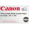 Canon Heavyweight Matte Coated Paper, 36 x 100 Roll