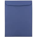 JAM Paper 9 x 12 Open End Catalog Envelopes, Presidential Blue, 10/Pack (263917110C)