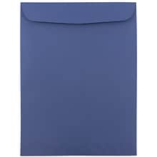 JAM Paper 9 x 12 Open End Catalog Envelopes, Presidential Blue, 10/Pack (263917110C)
