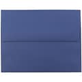 JAM Paper A8 Invitation Envelopes, 5.5 x 8.125, Presidential Blue, 50/Pack (563916908I)