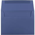 JAM Paper A9 Invitation Envelopes, 5.75 x 8.75, Presidential Blue, 50/Pack (563916910I)