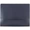JAM Paper® Italian Leather Portfolios With Snap Closure, 10 1/2 x 13 x 3/4, Navy Blue, 12/Pack (2233