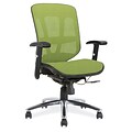 OfficeSource Engage Mesh Series Mid Back Task Chair, Green