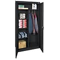 OfficeSource Deluxe Storage Cabinets Series, Combination Wardrobe/Storage, 72H x 36W x 18D