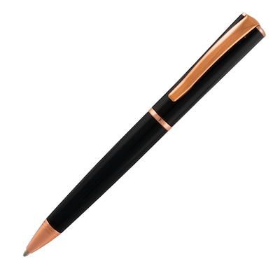 Monteverde Impressa Ballpoint Pen, Black with Rose Gold (MV29865)