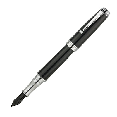 Monteverde Invincia Deluxe Chrome Fountain Pen, Stub Nib, (MV41291-S)