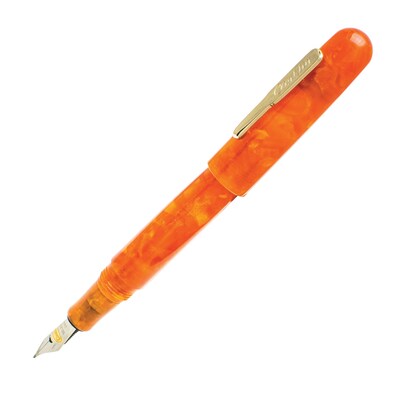 Conklin All American Fountain Pen, Stub Nib, Sunburst Orange (CK71413)