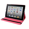 Natico iPad Mini 4 Faux Leather 360 Degree Rotating Case 7.9 Dark Pink (60-IM4-360-DPK)