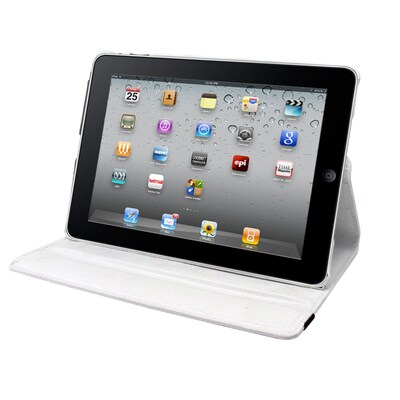 Natico iPad Pro Faux Leather 360 Degrees Rotating Case 12.90 White (60-IPRO-360-WH)