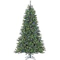 7.5 Ft. Canyon Pine Christmas Tree with Multi-Color LED String Lighting