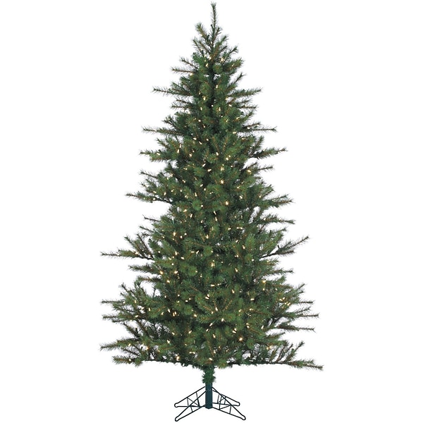 7.5 Ft. Southern Peace Pine Christmas Tree with Clear LED Lighting
