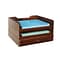 Bindertek Stacking Wood Desk Stackable, 2 Trays & 1 Drawer Kit, Mahogany (WK5-MA)