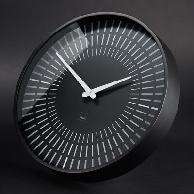 Sigel Artetempus Design Wall Clock, Lox Model, Black (SGCLOCK1-BK)