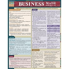 BarCharts, Inc. QuickStudy® Business & Math Formulas Reference Set (9781423231417)