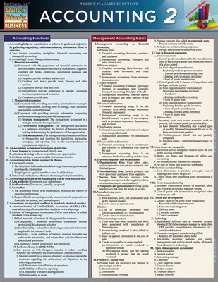 BarCharts, Inc. QuickStudy® Accounting Reference Set (9781423230250)