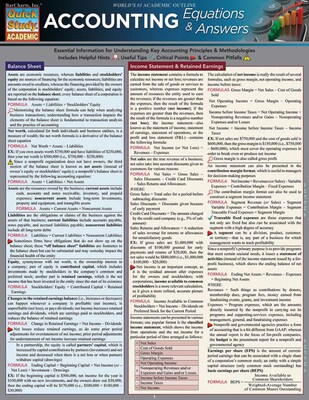 BarCharts, Inc. QuickStudy® Accounting Reference Set (9781423230250)