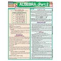 QuickStudy Laminated Algebra Reference Set, 8.5 x 11 (9781423215882)